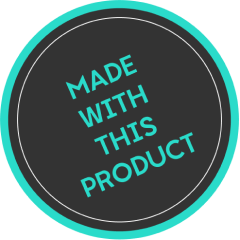 Made with this product badge